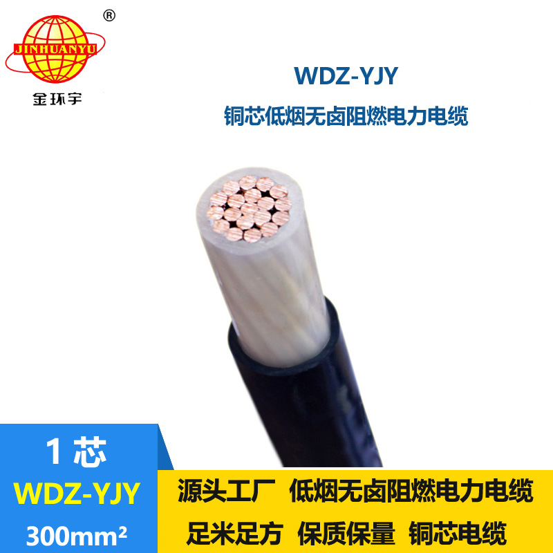金環(huán)宇電線電纜 環(huán)保低煙無鹵電纜WDZ-YJY 300平方 低壓交聯(lián)電纜